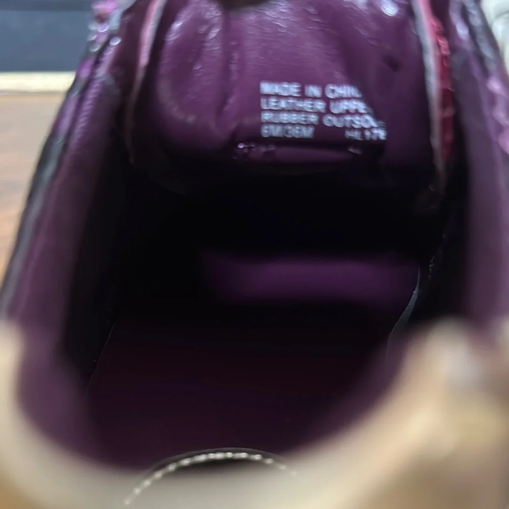 Michael Kors Women's Burgundy Sneakers - Picture 7 of 9